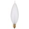 Satco S3763 60W 120V CA10 Frosted E12 Candelabra Base Incandescent bulb - 2 BULBS